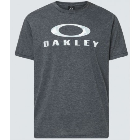 T-shirt Enhance QD SS Tee O Bark 10.7 Dark Grey Hthr - Oakley