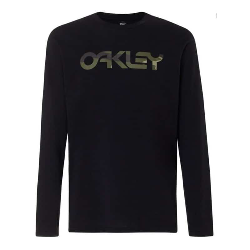 T-shirt Mark II L/S Tee Blackout - Oakley