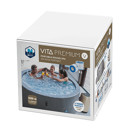Spa VITA Premium 6 places (4 adultes + 2 enfants) + Mobilier (5 éléments)- Net Spa