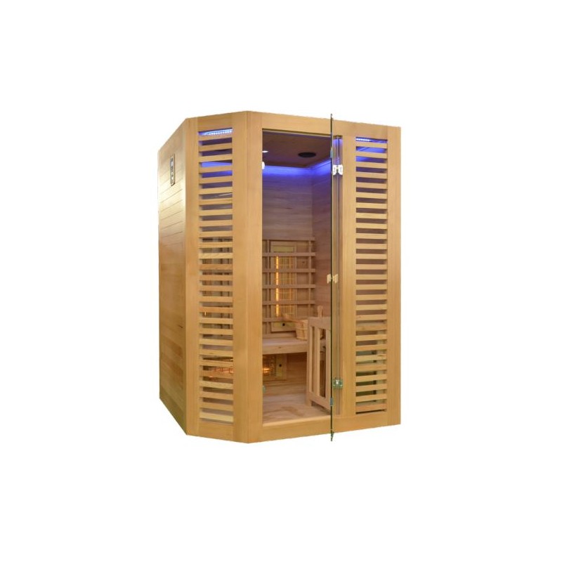 Sauna Venetian Hybrid  Infrarouge + Vapeur - 2/3 places - Holl's