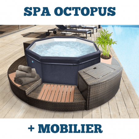 Spa Octopus + mobilier 5 elements - NetSpa