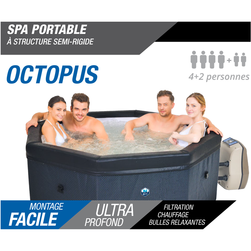 Spa Octopus 6 places  - Net Spa