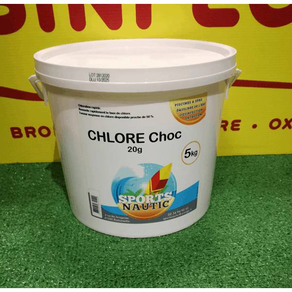 Chlore choc 20g 5 KG