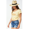 T-shirt à manches courtes Playabella Graphic Light yellow - Femme - Ric Curl