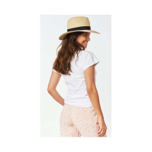 T-shirt à manches courtes Playabella Graphic Blanc - Femme - Ric Curl