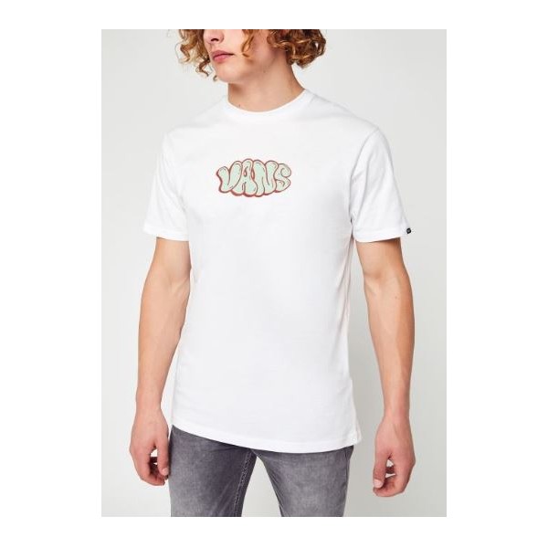 T-shirt VANS Tagged White