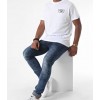 T-Shirt VANS MN Full Patch Back SS - Homme Blanc/Noir