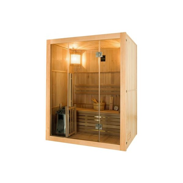 Sauna traditionnel Sense 3 places - Pack complet 4.5kW