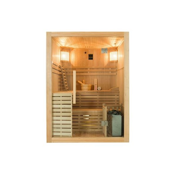 Sauna traditionnel Sense 4 places - Pack complet