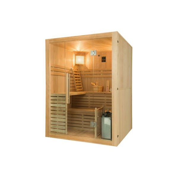 Sauna traditionnel Sense 4 places - Pack complet
