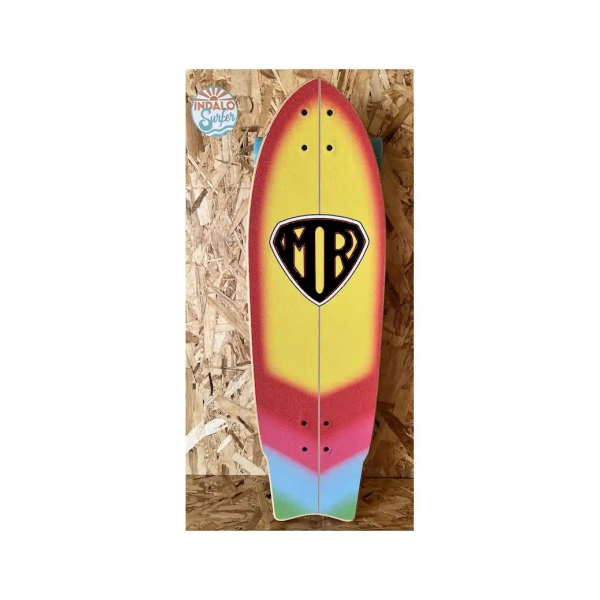 Surfboard Mr Super Twin Jaune Rouge/Noir 9'5 - Quiksilver