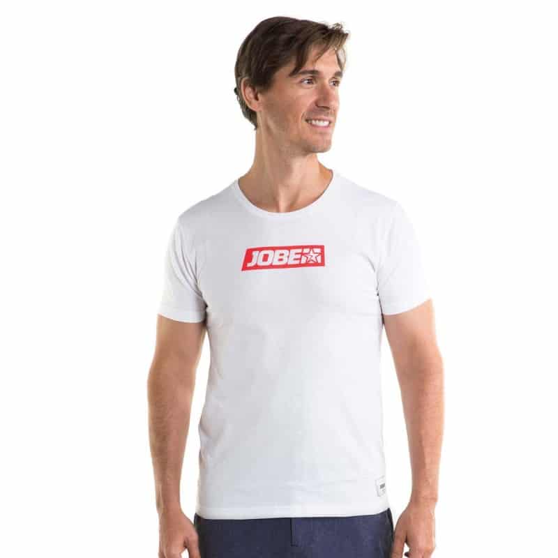 T-shirt blanc homme logo jobe