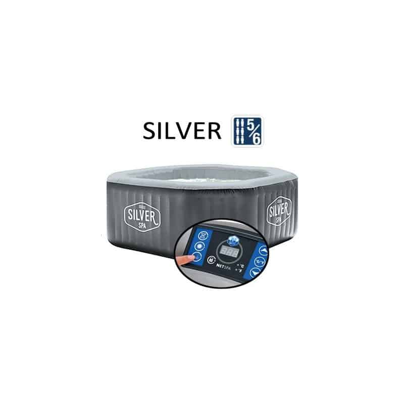 Spa gonflable SILVER 5 personnes - NetSpa